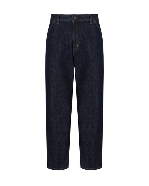 Carhartt Blue Single Knee Dark Jeans for men