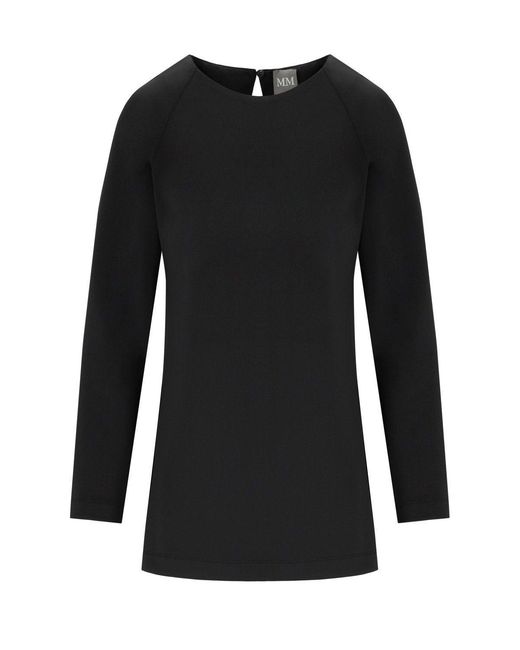 Max Mara Mm Undici Black Blouse