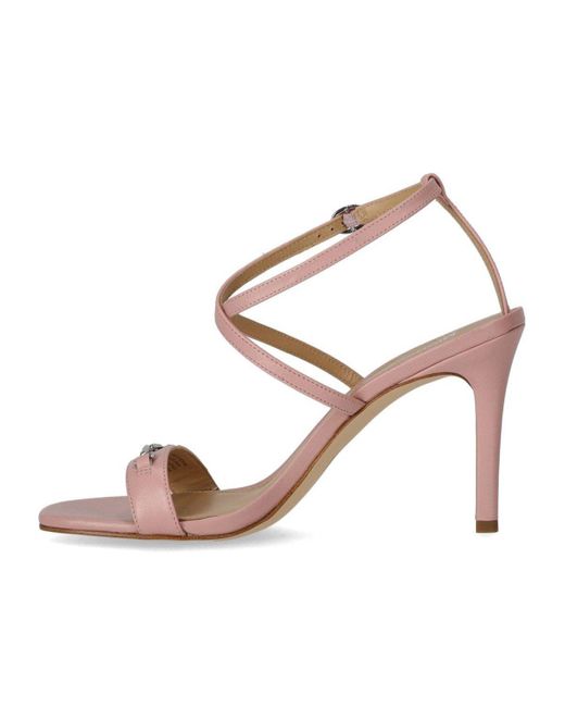 Sandalo Con Tacco Lena di Michael Kors in Pink