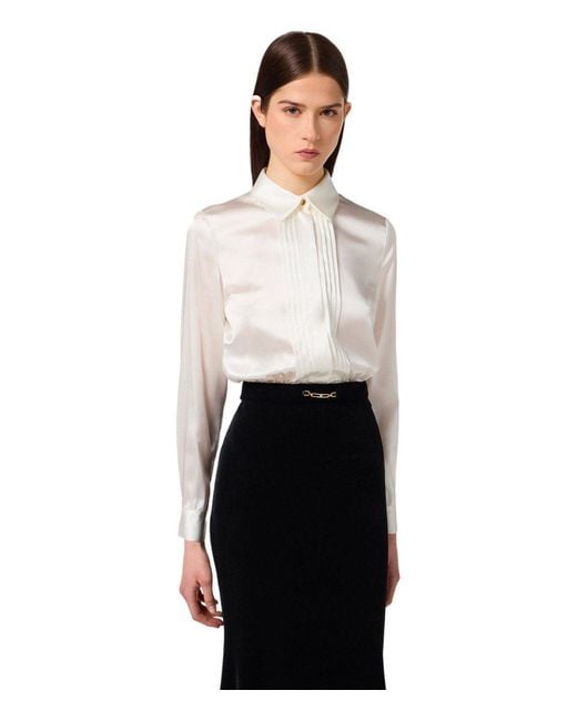 Elisabetta Franchi Black Carpet Ivory And Dress