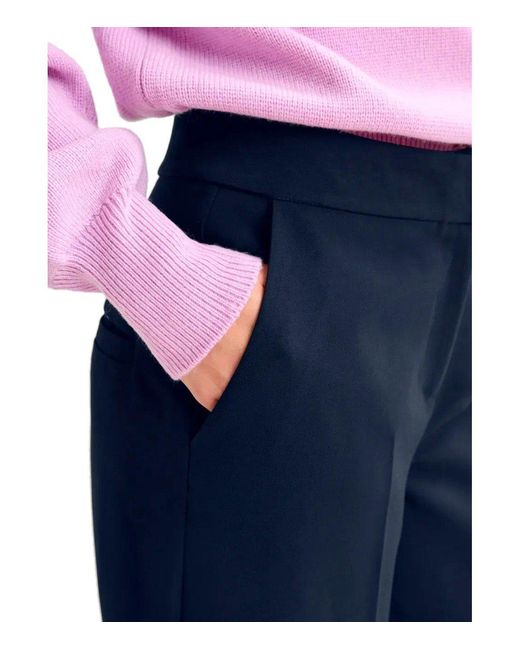 Essentiel Antwerp Blue Imo Cropped Trousers