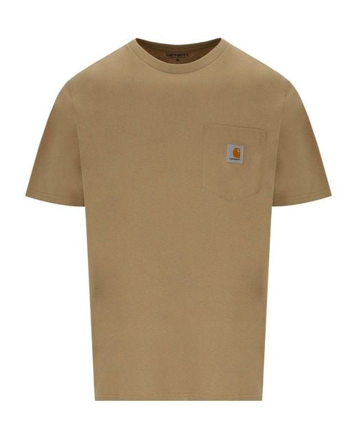 Carhartt Natural S/S Pocket Iroko T-Shirt for men