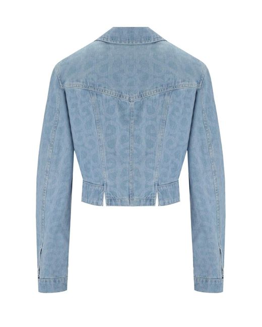 Stine Goya Blue Sammie cropped denimjacke