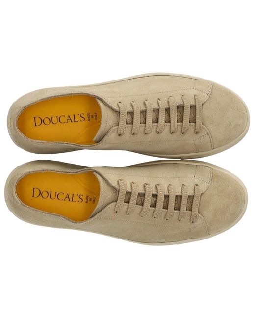 Doucal's Brown Suede Sneaker for men