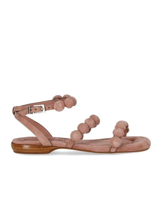 Ash Brown Regy Flat Sandal