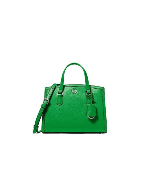 Michael Kors Chantal Handbag in Green | Lyst