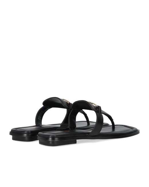 Michael Kors Black Lena Thong Sandal