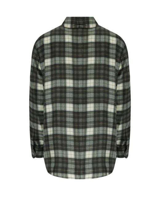 Weekend by Maxmara Green Rete Kaki Shirt