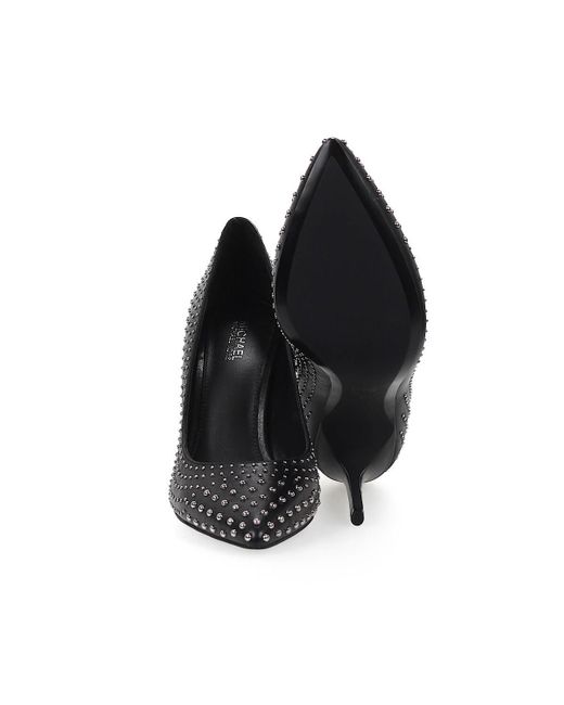 michael kors black sparkly heels