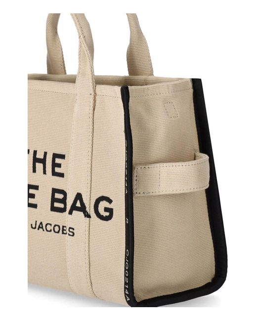 Marc Jacobs Natural The Jacquard Medium Tote Warm Sand Handbag