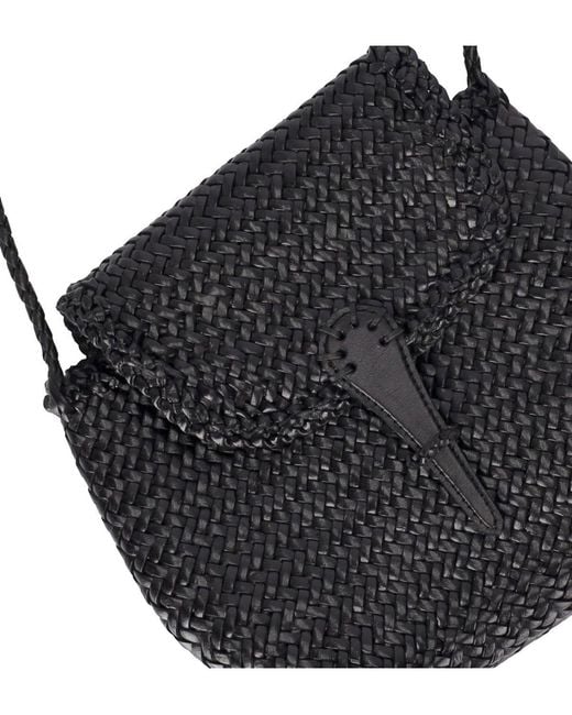 Borsa A Tracolla Mini City Nera di Dragon Diffusion in Black