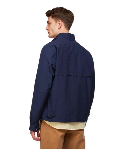 Baracuta Blue G4 Cloth Bomber Jacket for men