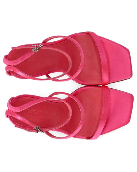 Sandalia de tacón telen Sergio Levantesi de color Pink