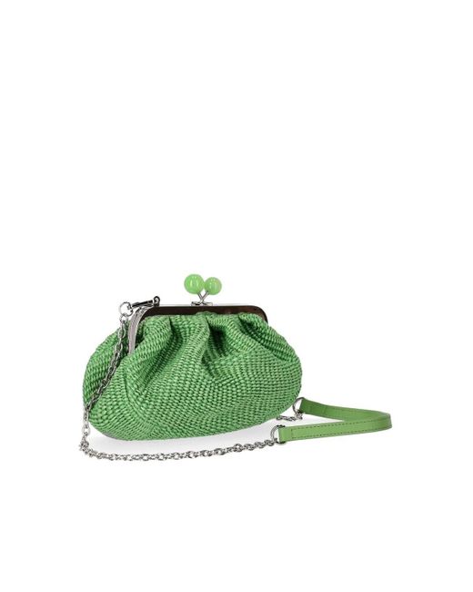 Bolso clutch pasticcino palmas small smeraldo Weekend by Maxmara de color Green