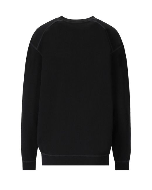 Ganni Isoli Black Oversize Sweatshirt