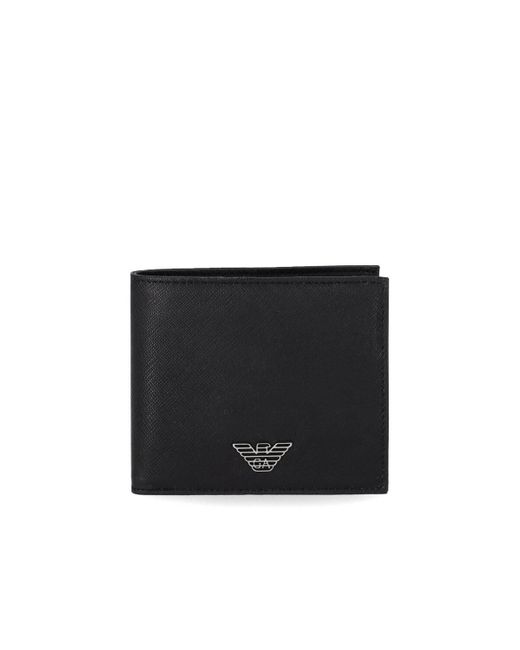 Emporio Armani E brieftasche mit logo in Black für Herren
