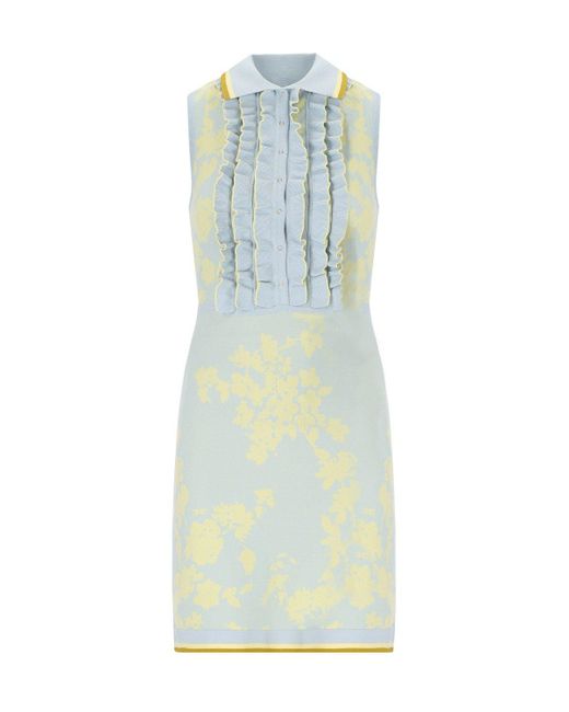 Abito Polo Sky Lemonade di Elisabetta Franchi in Blue