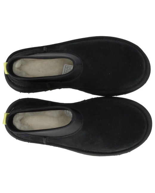 Ugg Schoenen ,Zwart ,Leer Classic Mini Dipper Boots in het Black