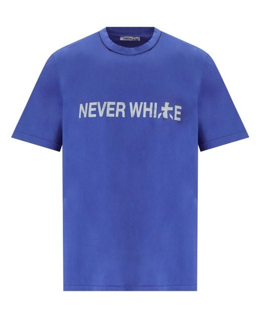 Premiata Athens es t-shirt in Blue für Herren