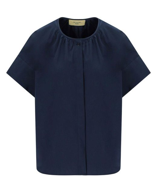 Camicia Educata di Weekend by Maxmara in Blue
