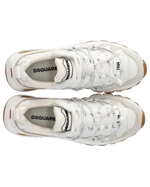DSquared² White Runds2 Sneaker