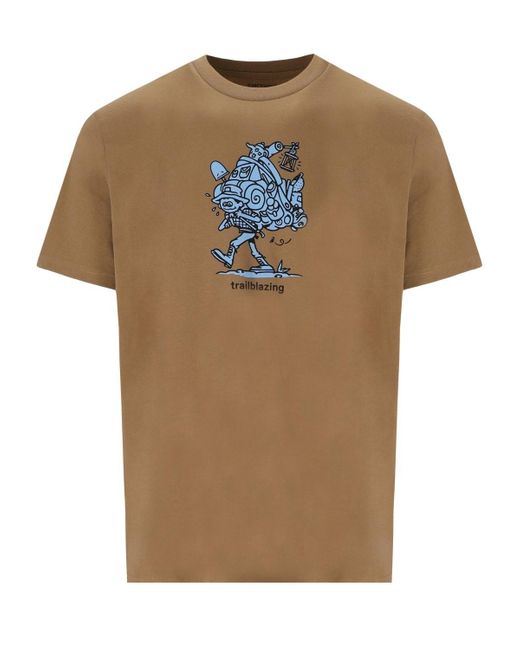 Carhartt S/s Trailblazer Buffalo T-shirt in het Natural voor heren