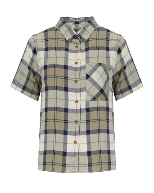 Barbour Gray Fern Shiirt