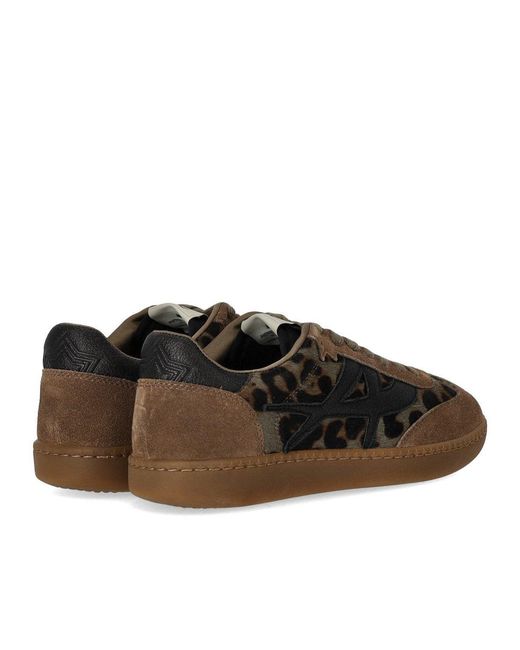 Ash Brown Sunset Animal Print Sneaker