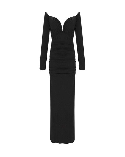 Elisabetta Franchi Black Carpet Dress