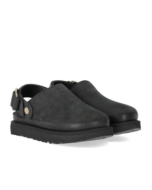 Ugg Black Goldenstar villa clog