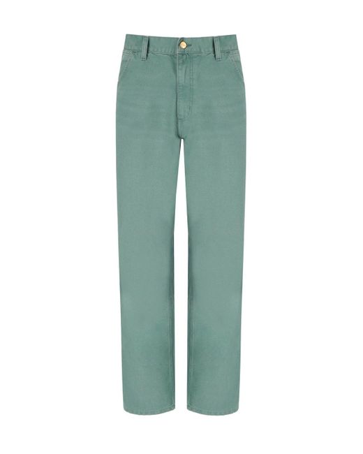 Carhartt Single knee silver pine hose in Green für Herren