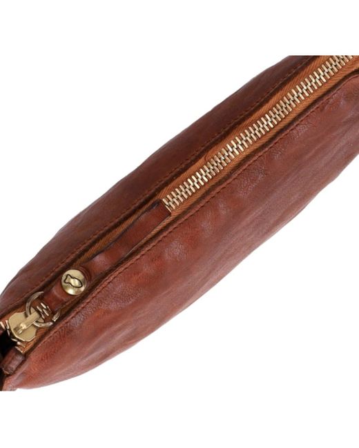 Campomaggi Brown Kura cognac umhängetasche