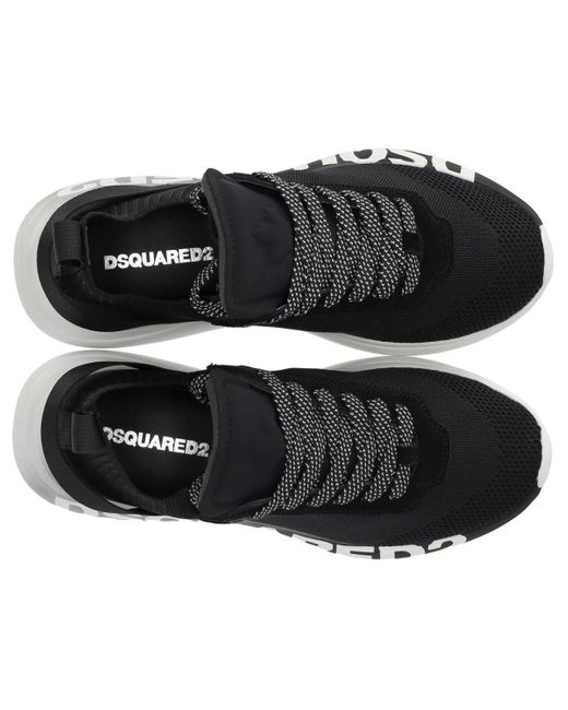 DSquared² Sneaker Met Logo in het Black voor heren