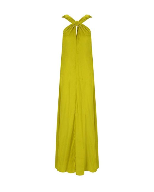 Essentiel Antwerp Yellow Jaycee Acid Long Dress