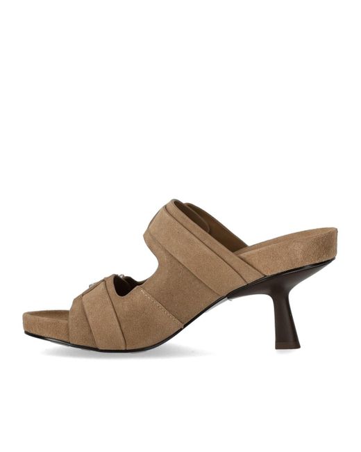 Zapato mule de tacón jewel avellana Ash de color Brown