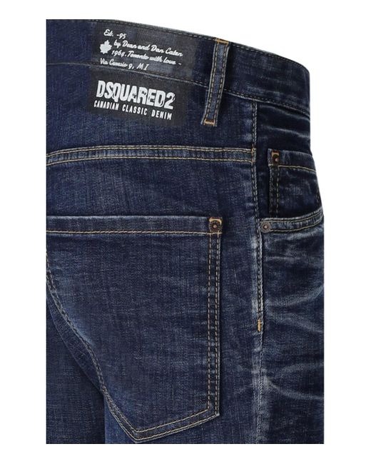 DSquared² Skater Washed Blue Jeans for men