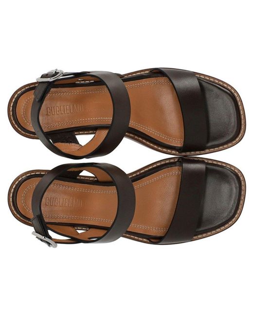 Guglielmo Rotta Brown Gima Chocolate Heeled Sandal
