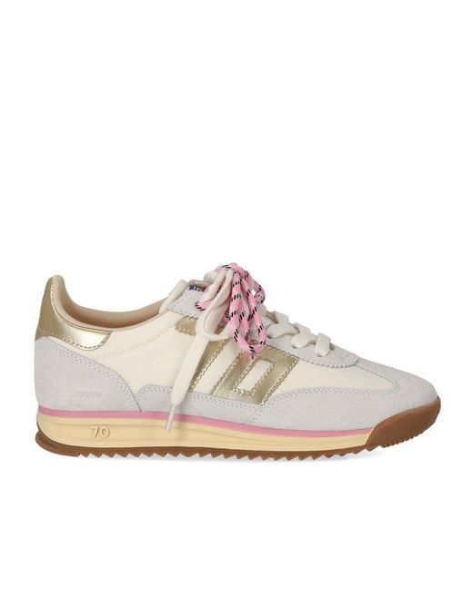 Back70 White Jogger Cream Sneaker