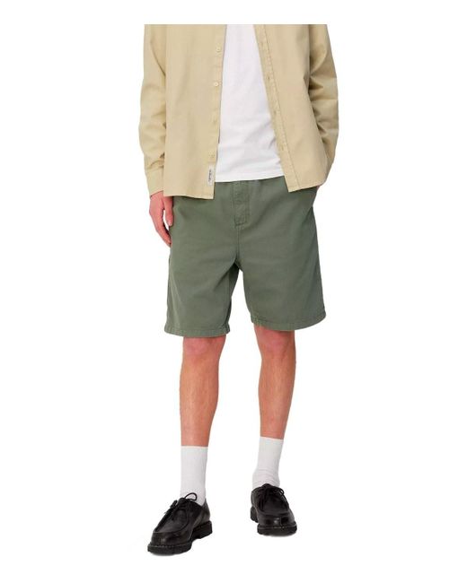 Carhartt Flint Park Bermudashort in het Green voor heren