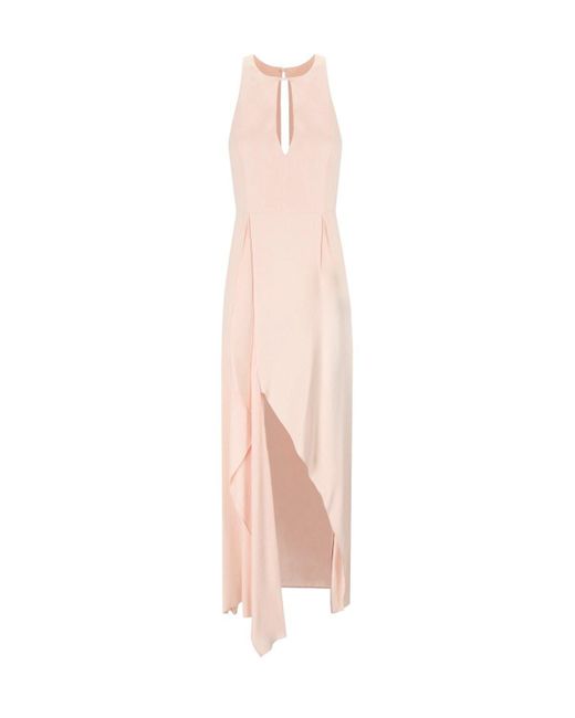 Twin Set Pink Asymmetric Long Dress