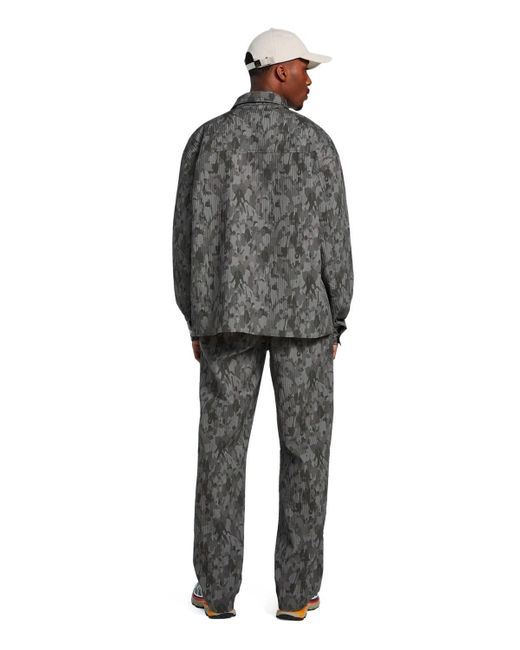 Daily Paper Gray Adetola Community Relaxed Chimera Shirt for men