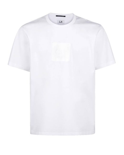 Camiseta the metropolis series badge blanca C P Company de hombre de color White