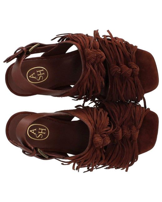 Ash Red Oprah Burgundy Heeled Sandal