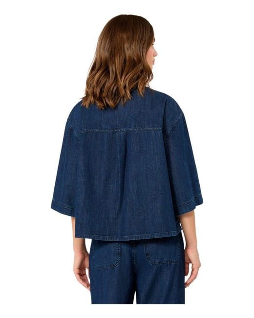 Weekend by Maxmara Blue Zannata Denim Shirt