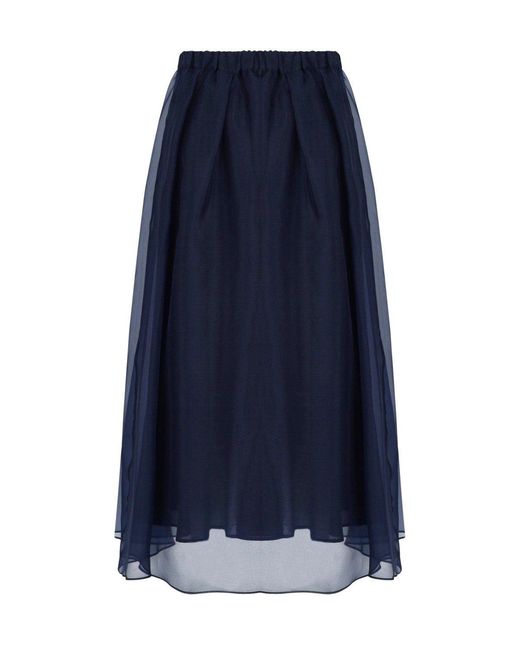 Weekend by Maxmara Blue Visino Skirt
