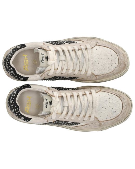 Ash Natural Moonlight studs sneaker