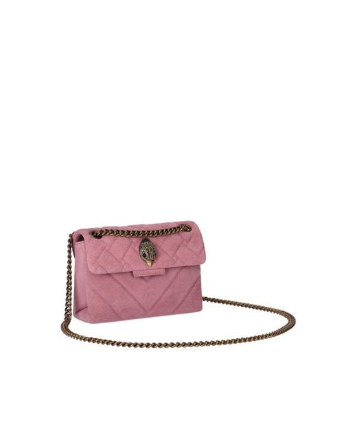 Kurt Geiger Pink Kensington Crossbody Bag