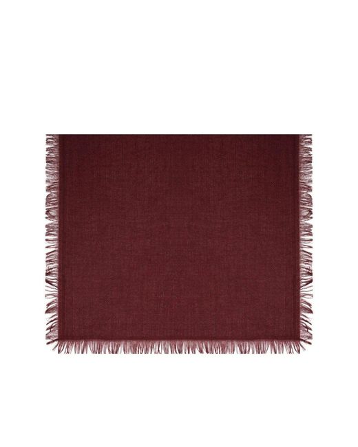 Weekend by Maxmara Purple Ballo Burgundy Scarf