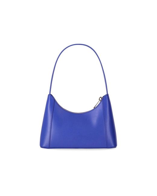 Furla Blue Diamante Mini Cobalt Shoulder Bag