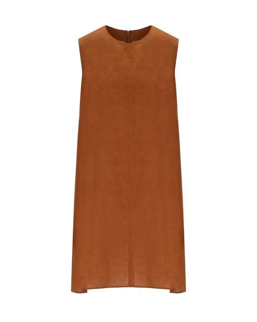 Max Mara Brown Valanga Rust Dress